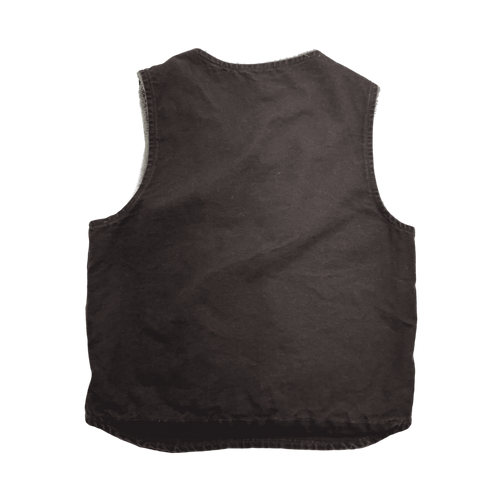 Vintage Carhartt Sherpa Lined Vest Brown | Vintage Clothing Store Canada
