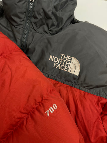 (M) Vintage The North Face 700 Fill Puffer Jacket Red