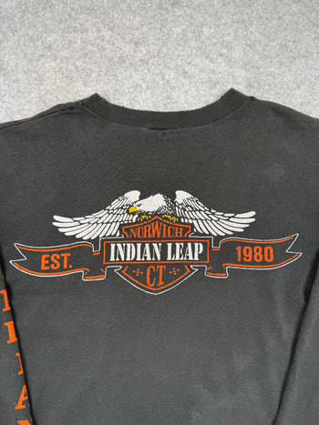 Vintage Norwich Indian Leap L/S Tee Black
