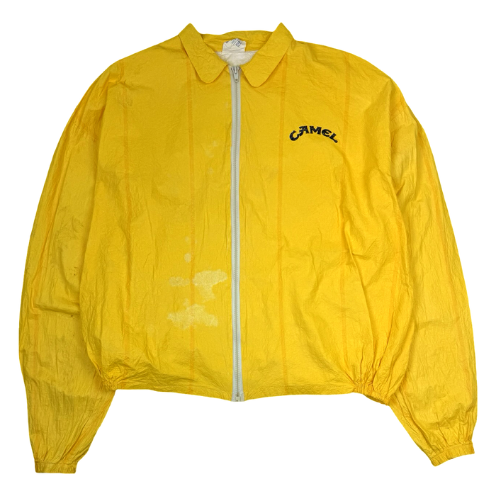 Vintage 90s Camel Light Jacket Yellow | Vitnage Clothing Store Canada