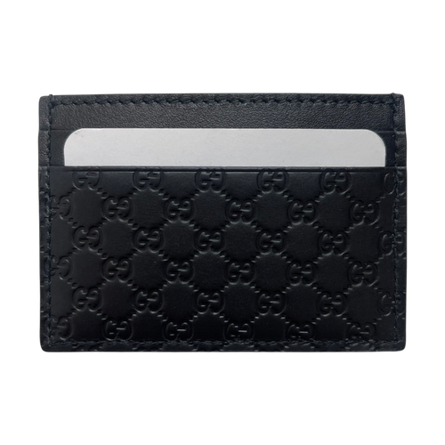 Gucci Monogram Card Holder Black | Vintage Clothing Store Canada