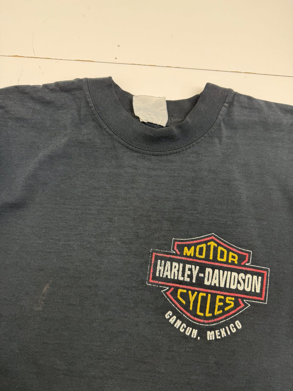 Vintage Harley Davidson American Legend Cancun Tee Black