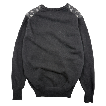 Women’s Vintage Burberry Argyle Cashmere Sweatshirt