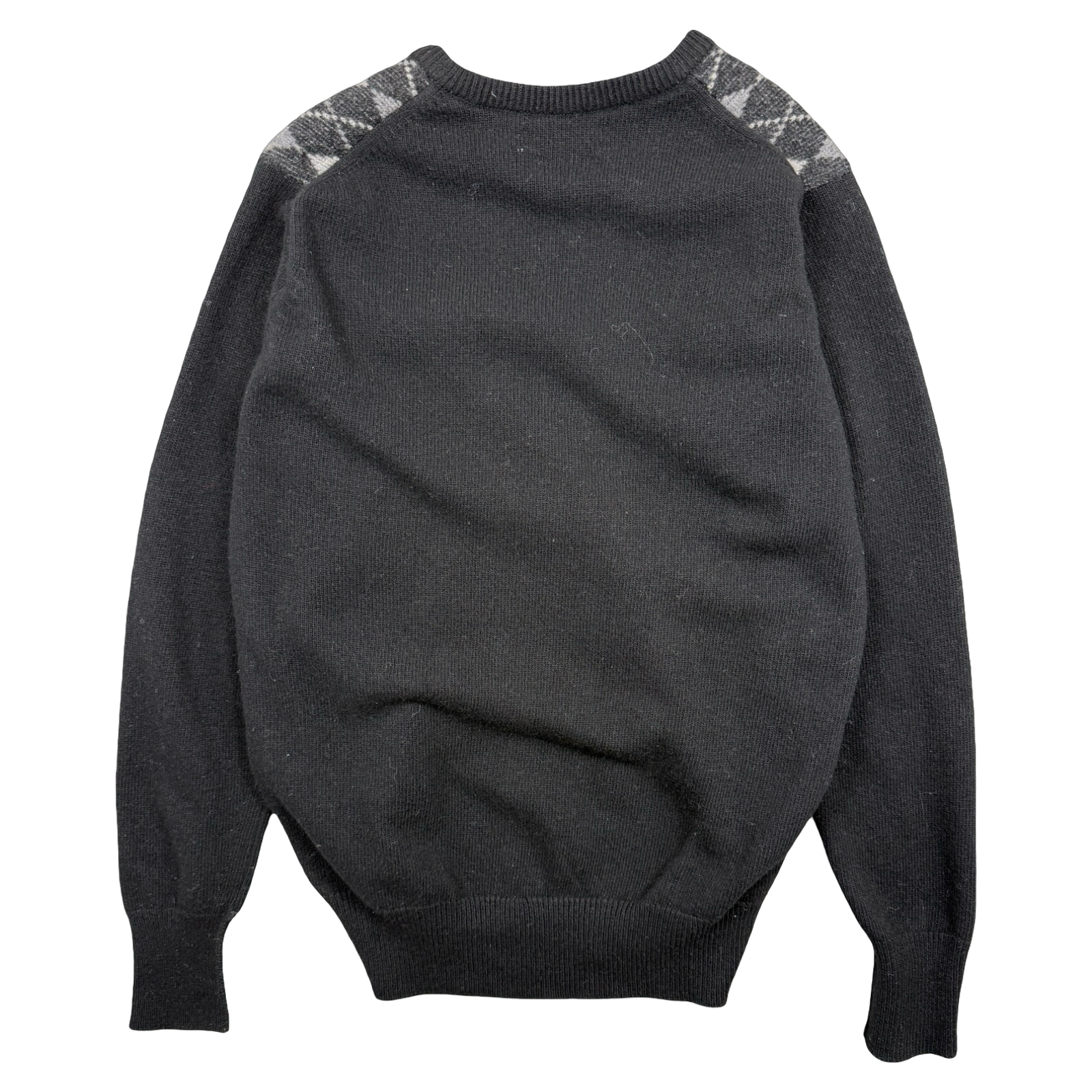 Women’s Vintage Burberry Argyle Cashmere Sweatshirt