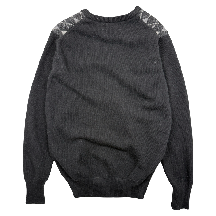 Women’s Vintage Burberry Argyle Cashmere Sweatshirt | Vitnage Clothing Store Canada