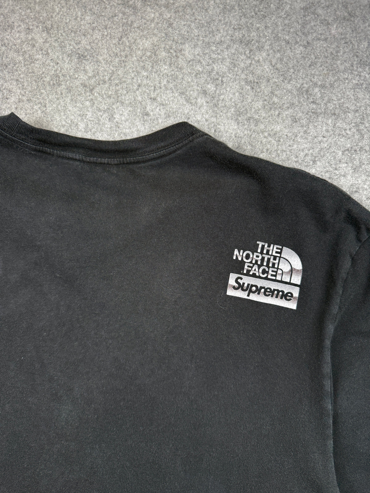 Supreme The North Face Metallic Logo Tee Black (USED)