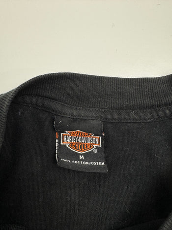 Vintage '99 Lake Tahoe Harley Davidson Tee Black