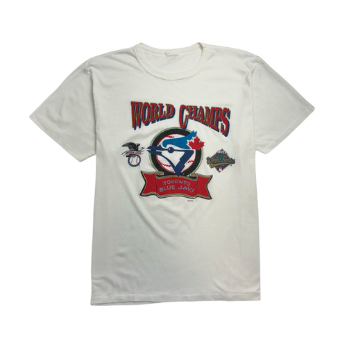 (L) Vintage '92 Toronto Blue Jays Tee White | Vintage Clothing Store Canada