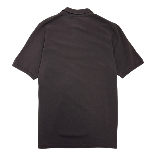 Vintage Burberry Embroidered Logo Polo Tee Black | Vintage Clothing Store Canada