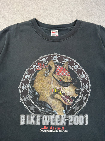Vintage Daytona Bike Week 2001 Tee Black