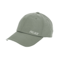 Palace Font 6 Panel Shell Hat Grey