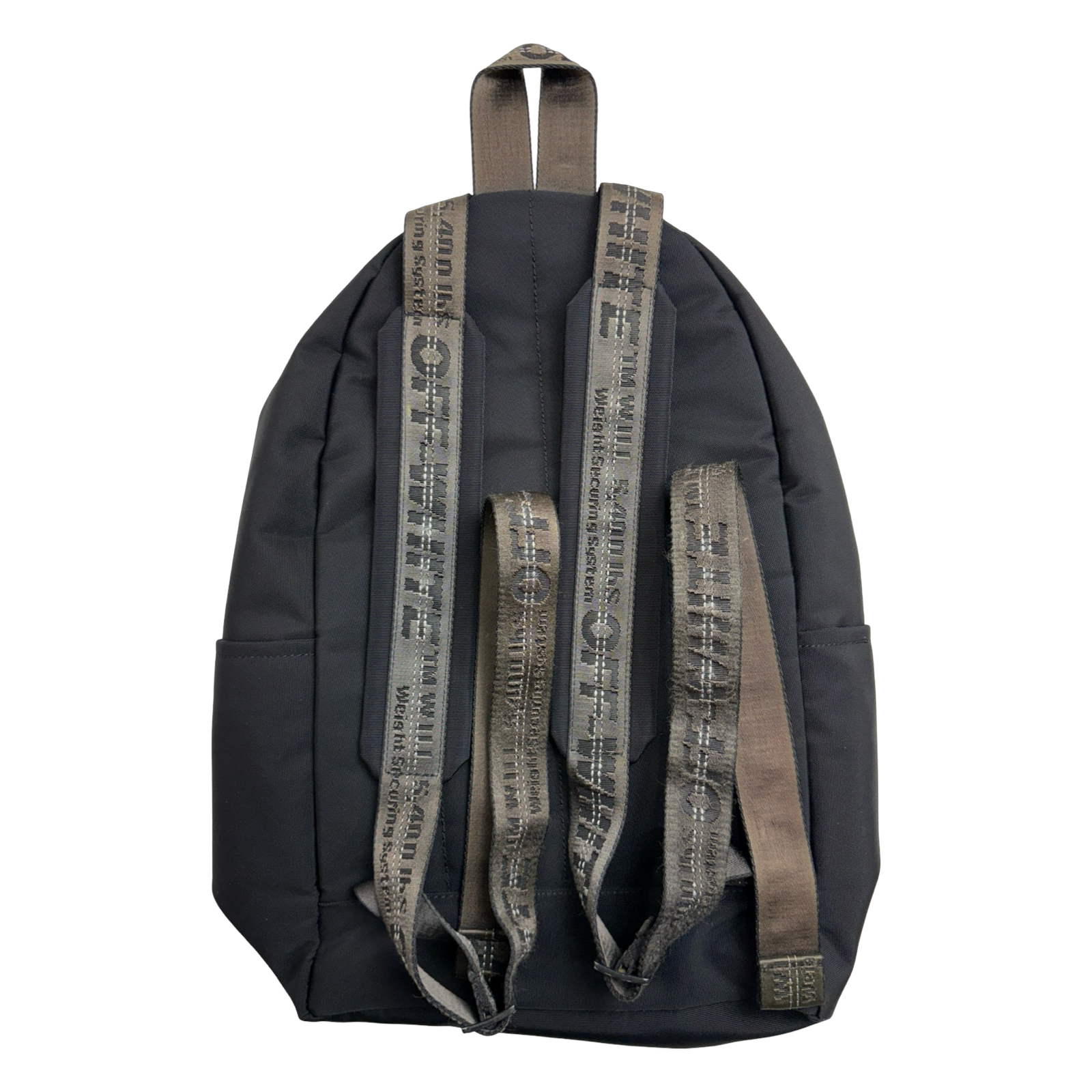 Off-White Quote Backpack Black