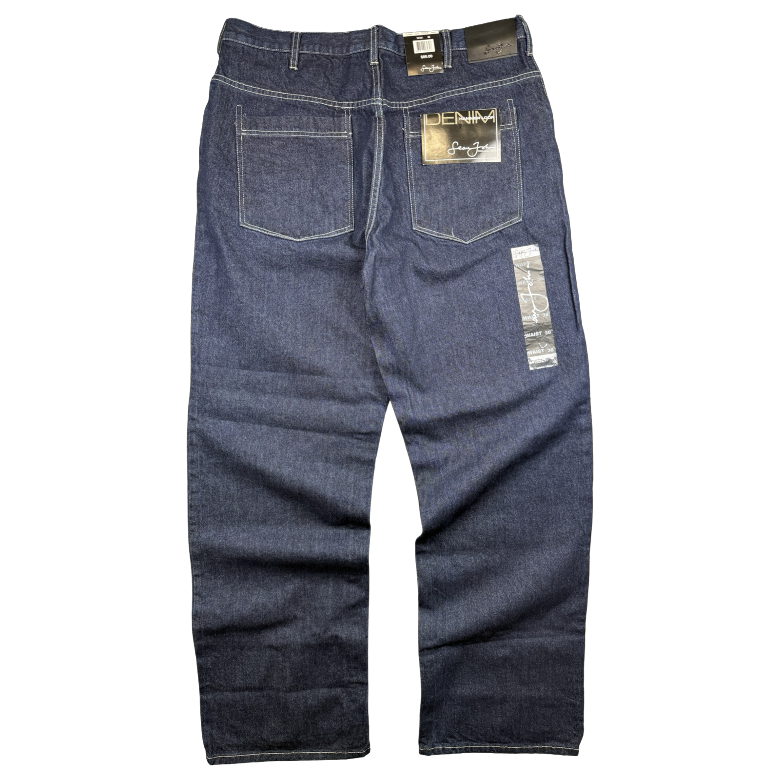 Vintage Y2K Sean John Denim Hammer Loop Jeans Dark Blue
