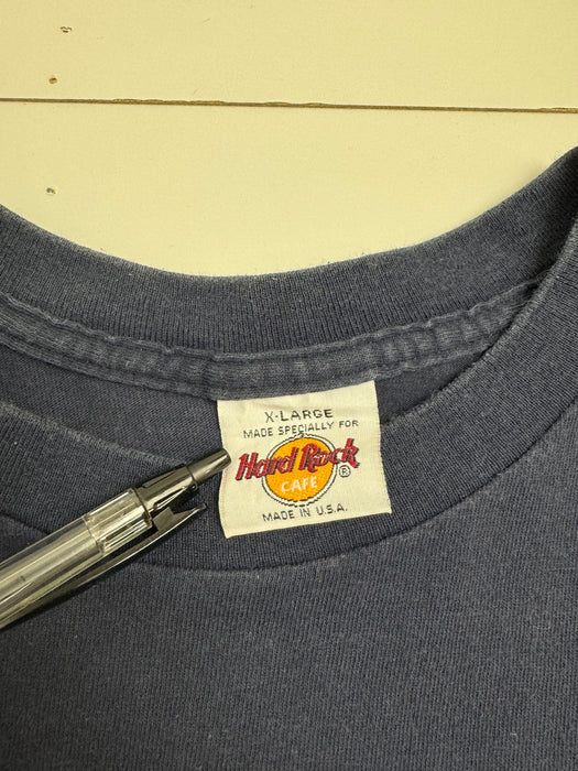 (L) Vintage 2000s Hard Rock Cafe New York Tee Navy | Vitnage Clothing Store Canada