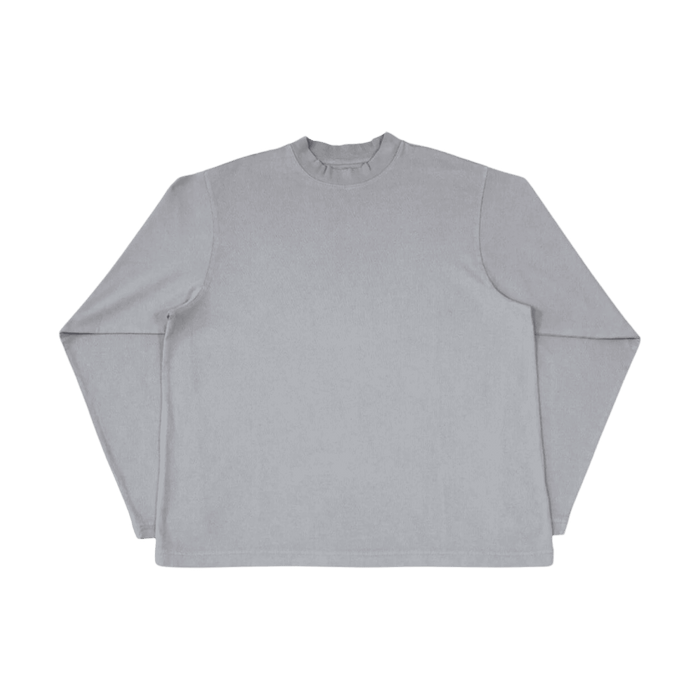 Yeezy x Gap Unreleased Long Sleeve Tee Light Grey | Vitnage Clothing Store Canada