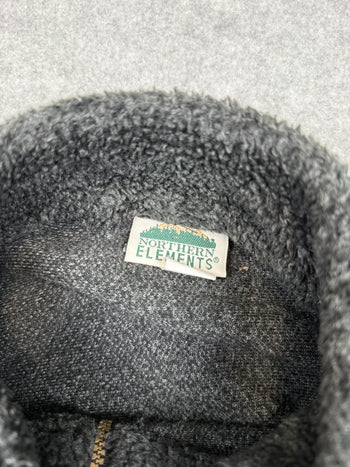 Vintage Northern Elements Wolf Fleece Jacket