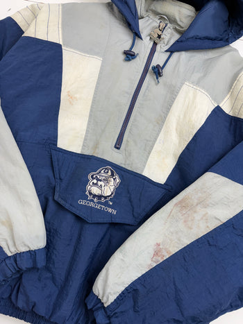 Vintage 90's Starter Georgetown Hoyas Zip Up Jacket