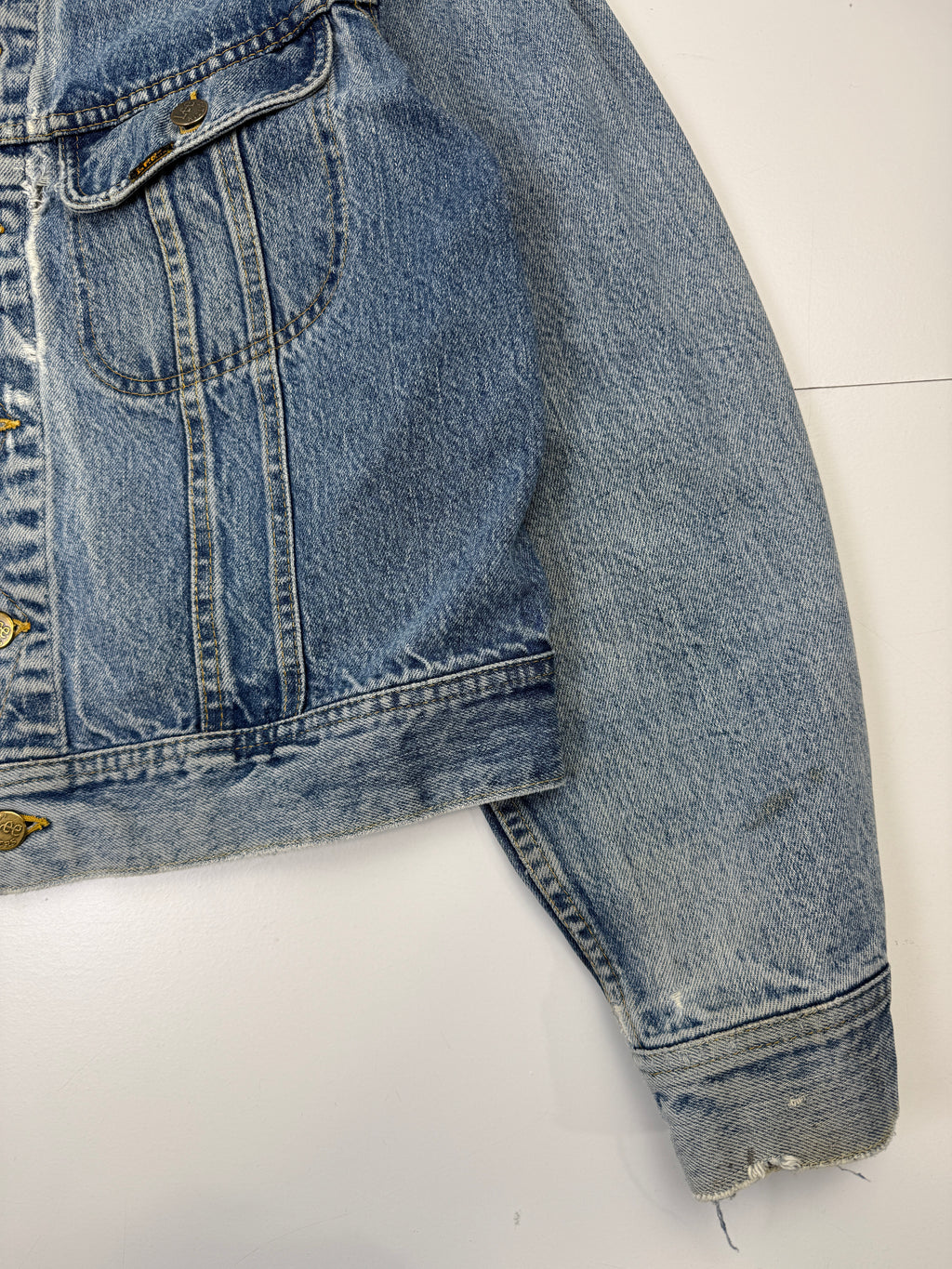 Vintage Lee Distressed Denim Jacket