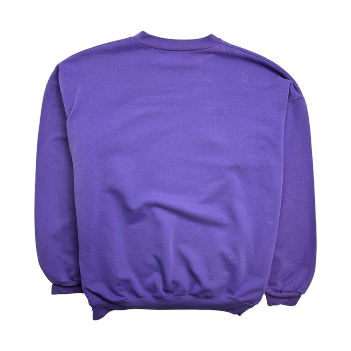 (M) Vintage Banff Canada Nature Sweatshirt Light Purple | Vitnage Clothing Store Canada