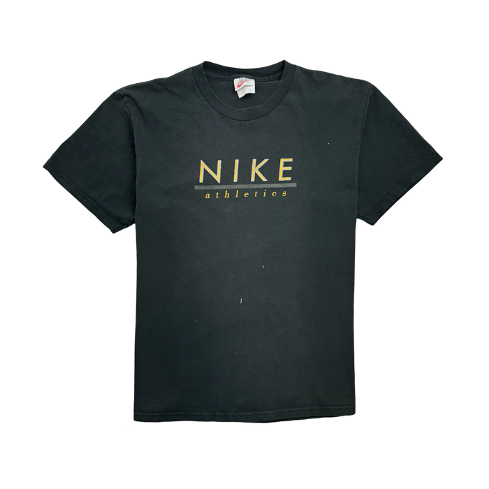 Vintage 90s Nike Athletics Tee Black | Vitnage Clothing Store Canada