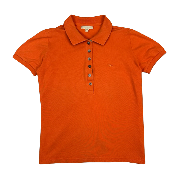 Women's Burberry Polo Shirt Orange | Vitnage Clothing Store Canada