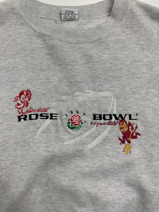 (L) Vintage '97 Arizona State Rose Bowl Sweatshirt White | Vitnage Clothing Store Canada