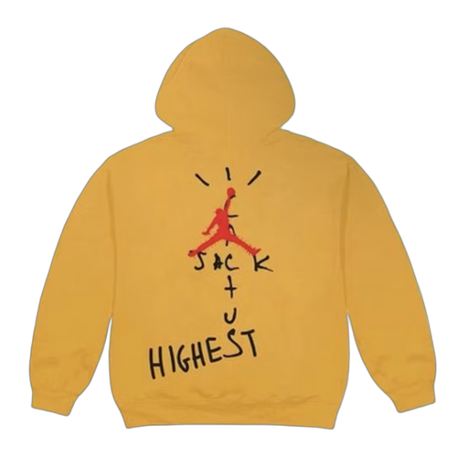 Travis Scott x Jordan HITR Hoodie Gold | Vintage Clothing Store Canada