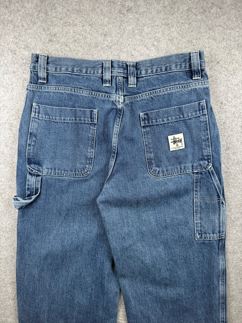 Stussy Double Knee Work Pants Denim (USED)
