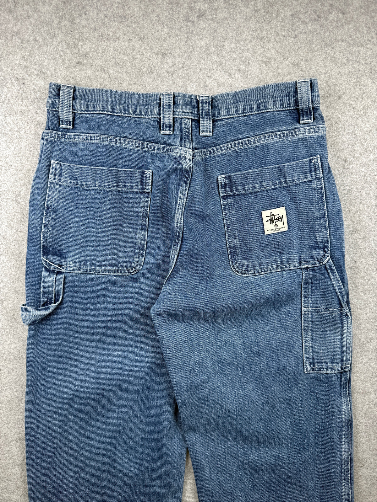 Stussy Double Knee Work Pants Denim (USED)