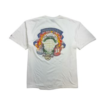 Vintage Hard Rock Cafe Amsterdam Tee White