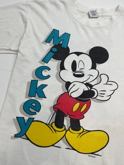 (M) Vintage Disney Mickey Mouse Tee White | Vitnage Clothing Store Canada