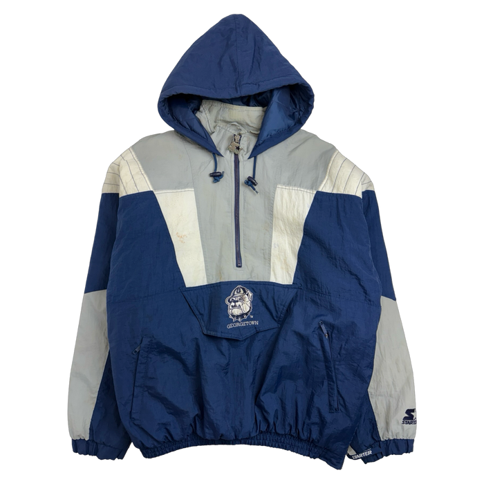 Vintage 90's Starter Georgetown Hoyas Zip Up Jacket | Vitnage Clothing Store Canada