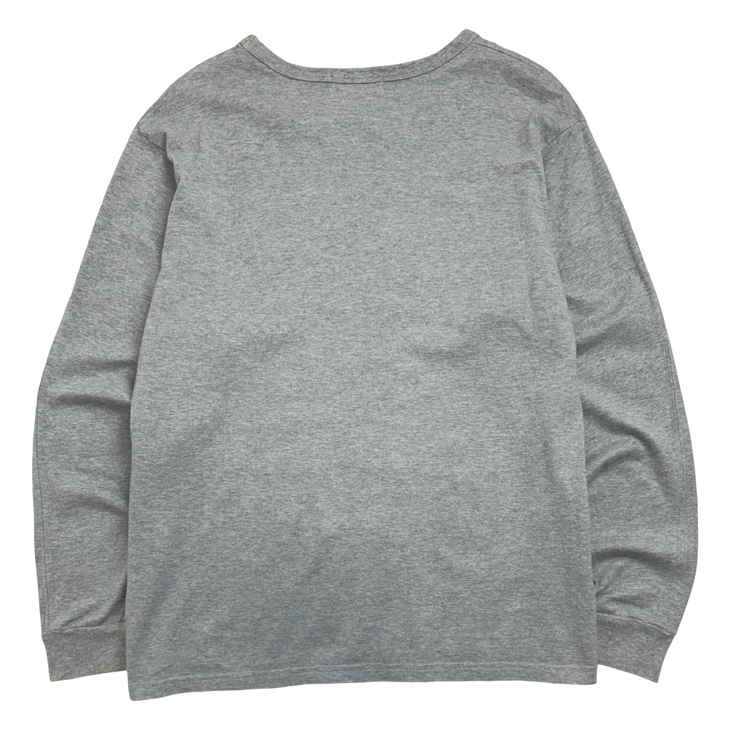 BAPE Spell Out Logo L/S Tee Grey (USED)