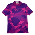 BAPE Color Camo Ape Head Tee Purple (USED)
