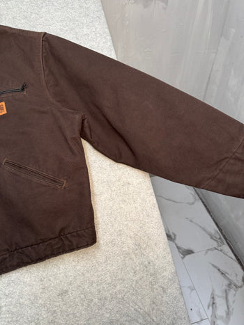Vintage 2000’s Carhartt Detroit Work Jacket Dark Brown