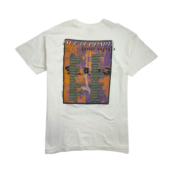 (L) Vintage '96 Def Leppard Slang Tour Tee White