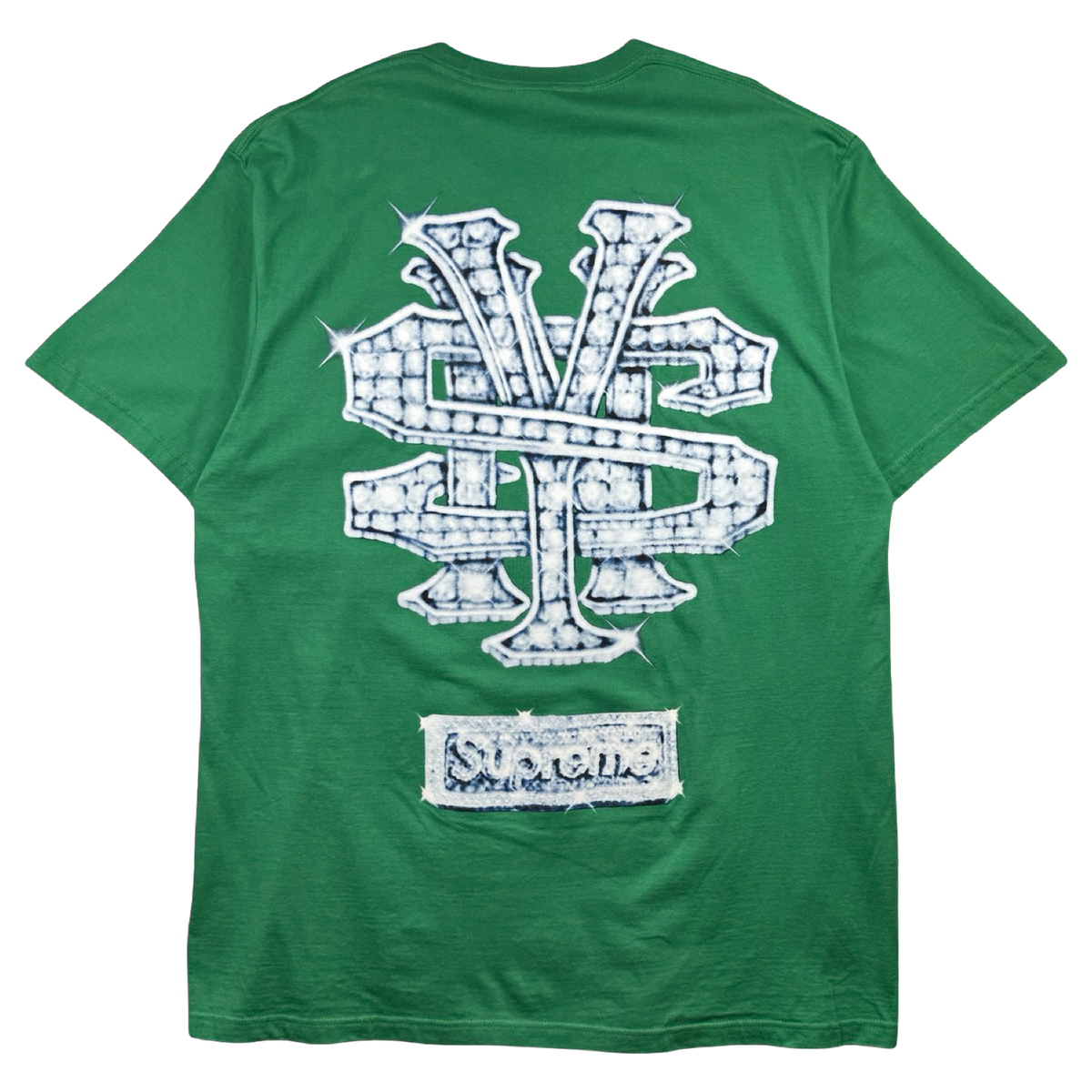 Supreme Snowman Tee Green (USED)