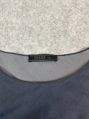 Women’s Prada Vintage Polyester Blouse Blue