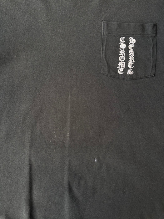 Vintage Chrome Hearts Scroll Logo T-shirt | Vitnage Clothing Store Canada