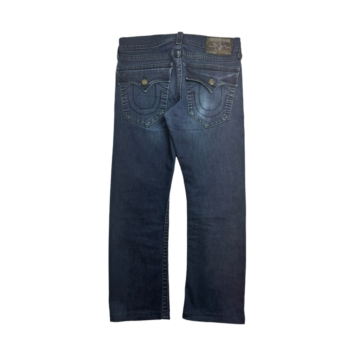 Vintage Y2k True Religion Ricky Cut Denim Pants Dark | Vitnage Clothing Store Canada