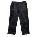 Carhartt Distressed Double Knee Carpenter Pants Black