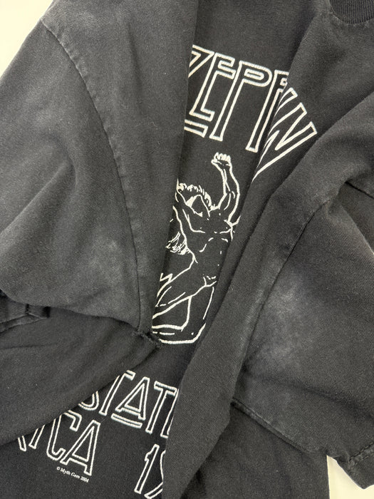 Vintage 2000's Led Zeppelin Tour Tee Black | Vitnage Clothing Store Canada