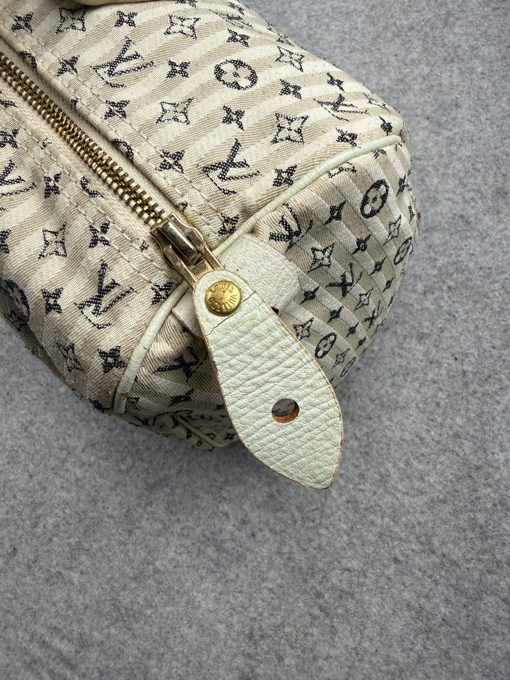 Louis Vuitton Mini Lin Speedy 30 Bag