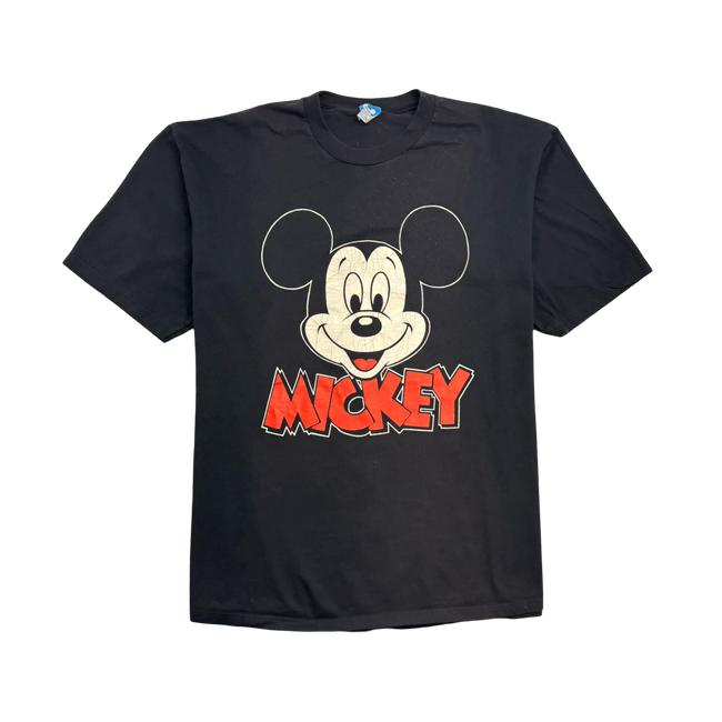 (XL) Vintage 90s Disney Mickey Mouse Tee Black