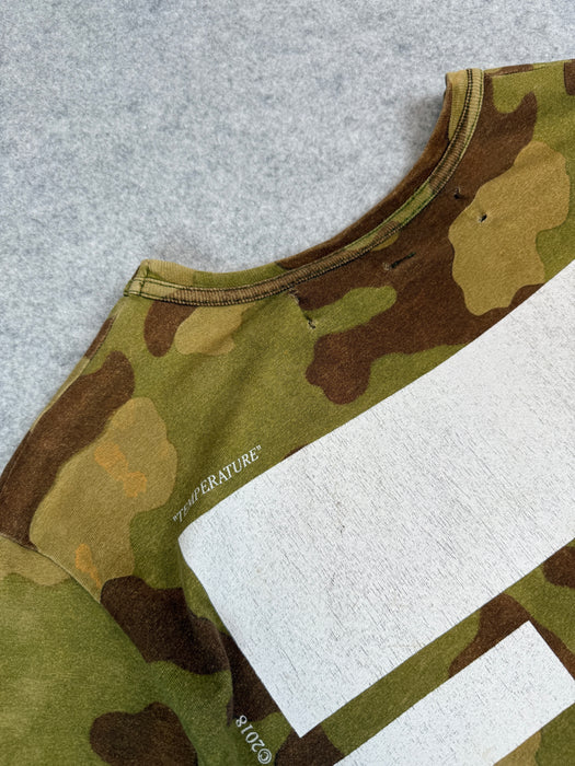 Off-White Temperature Tee Camo (USED) | Vitnage Clothing Store Canada