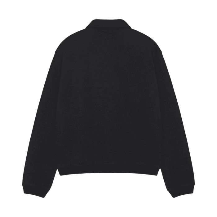 Stussy Fleece Zip Mockneck Black | Vitnage Clothing Store Canada