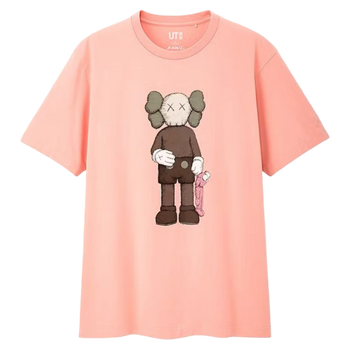 KAWS x Uniqlo Companion Tee Pink