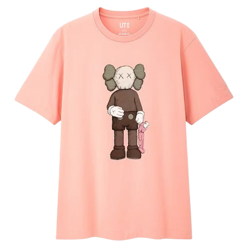 KAWS x Uniqlo Companion Tee Pink | Vintage Clothing Store Canada