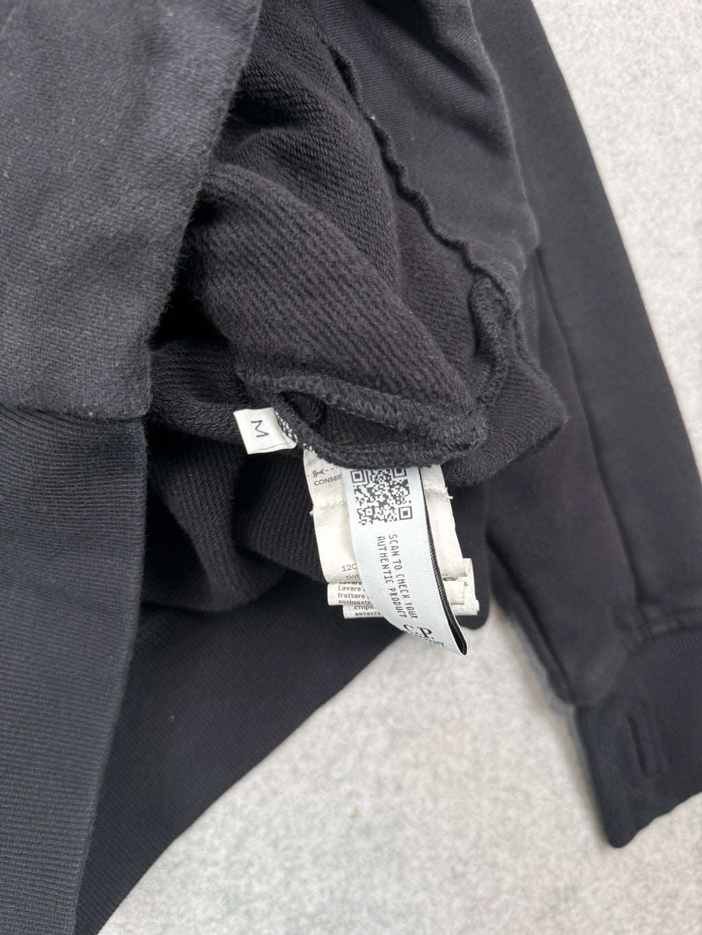 C.P. Company Goggle Zip Up Hoodie Black (USED)