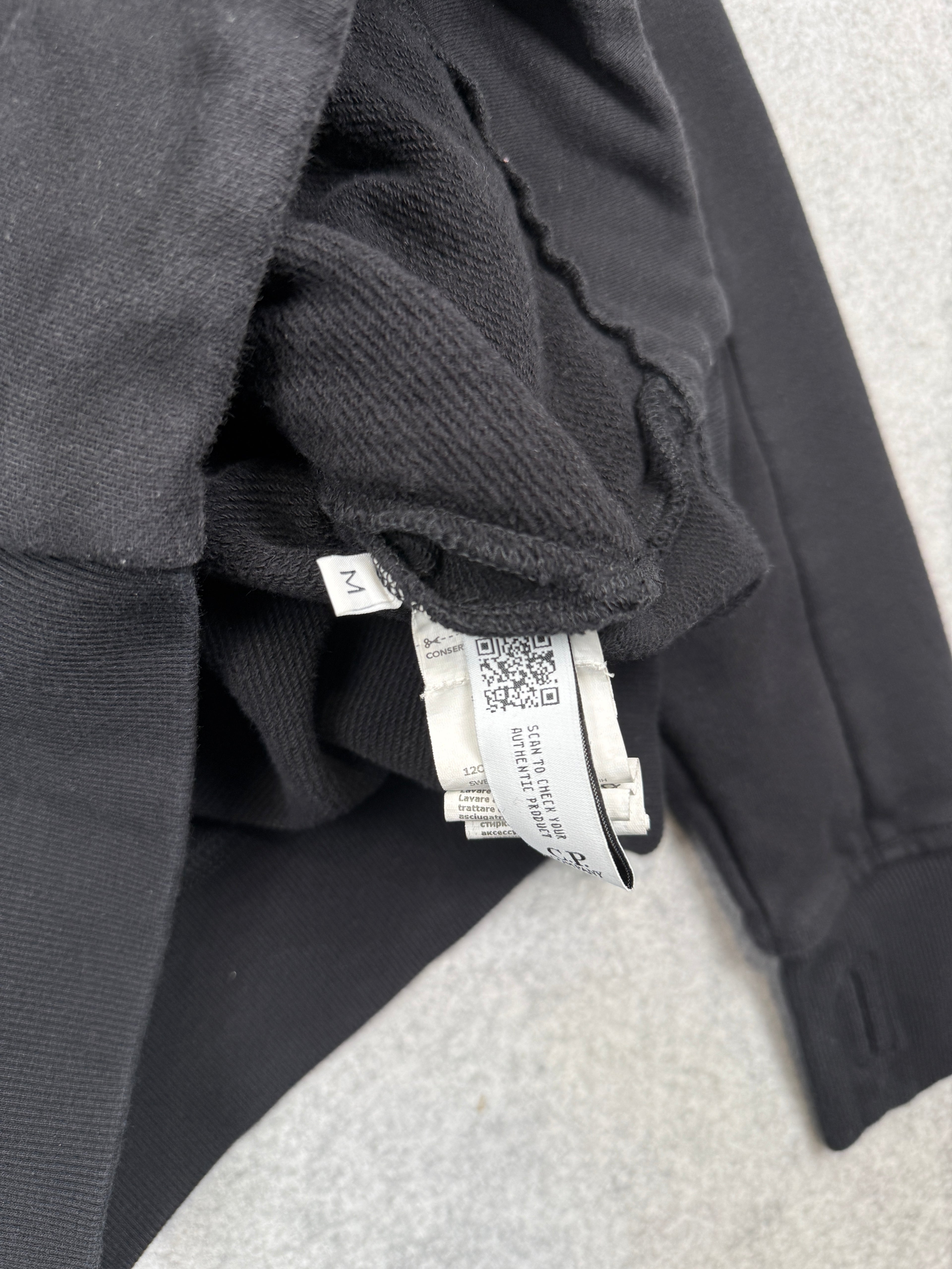 C.P. Company Goggle Zip Up Hoodie Black (USED)